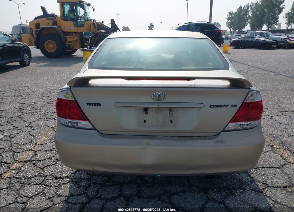 2005 TOYOTA CAMRY SE VIN: 4T1BE32K15U507625