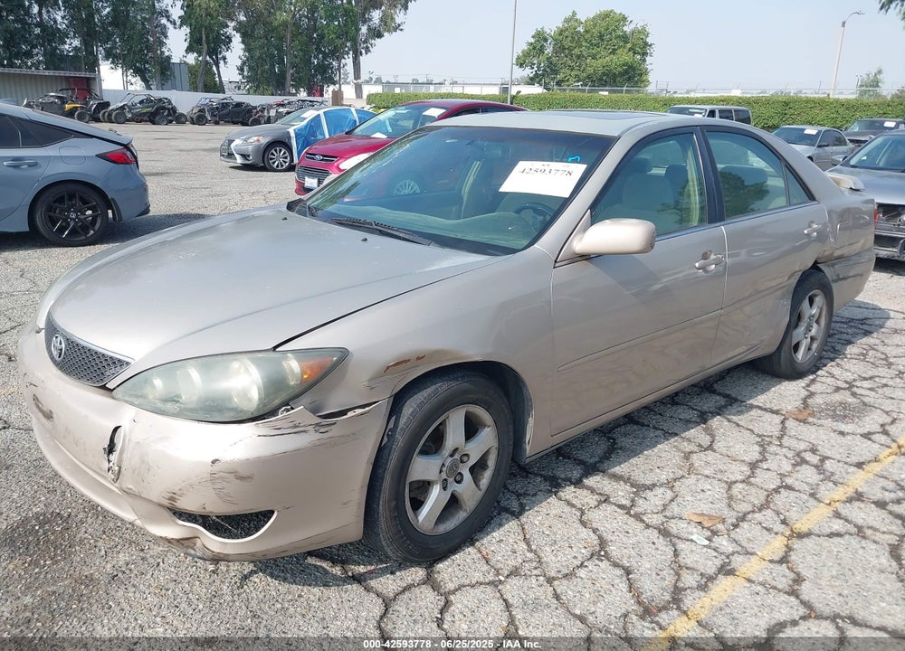 2005 TOYOTA CAMRY SE VIN: 4T1BE32K15U507625