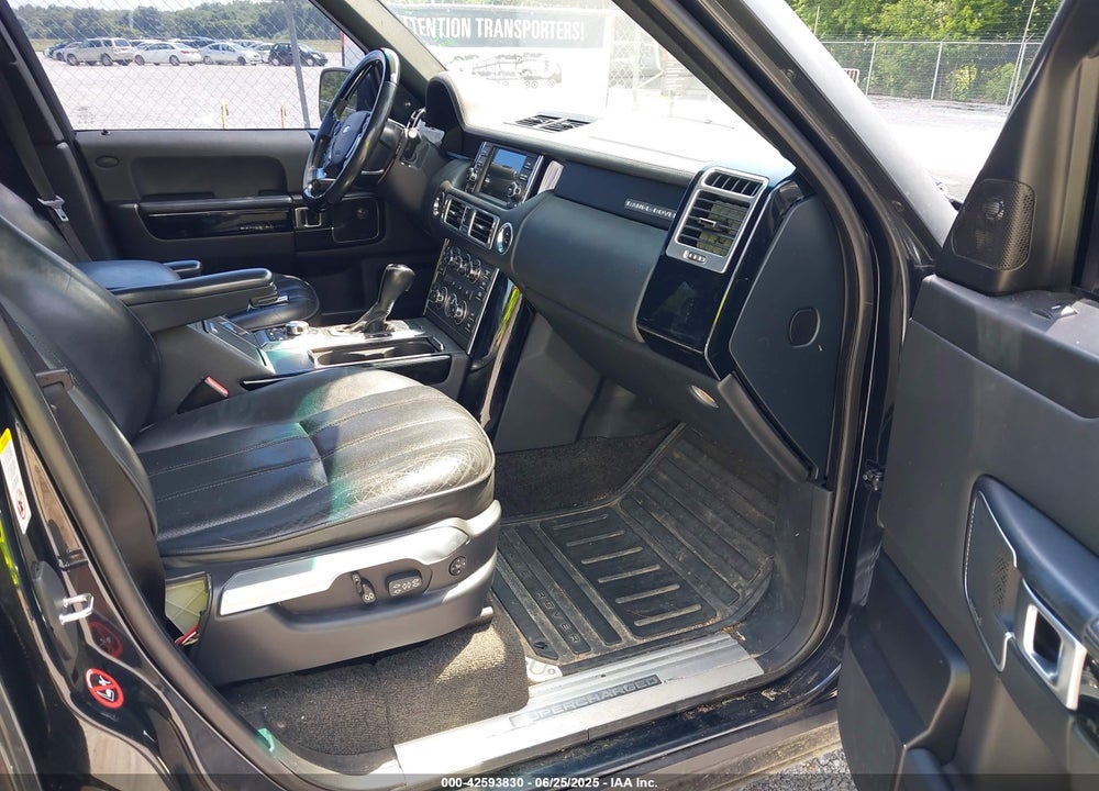 2012 LAND ROVER RANGE ROVER VIN: SALMF1E44CA363796