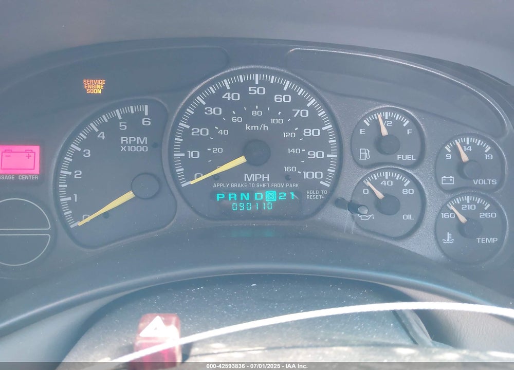 2000 CHEVROLET SILVERADO 1500 LS VIN: 1GCEC14V5YZ168846