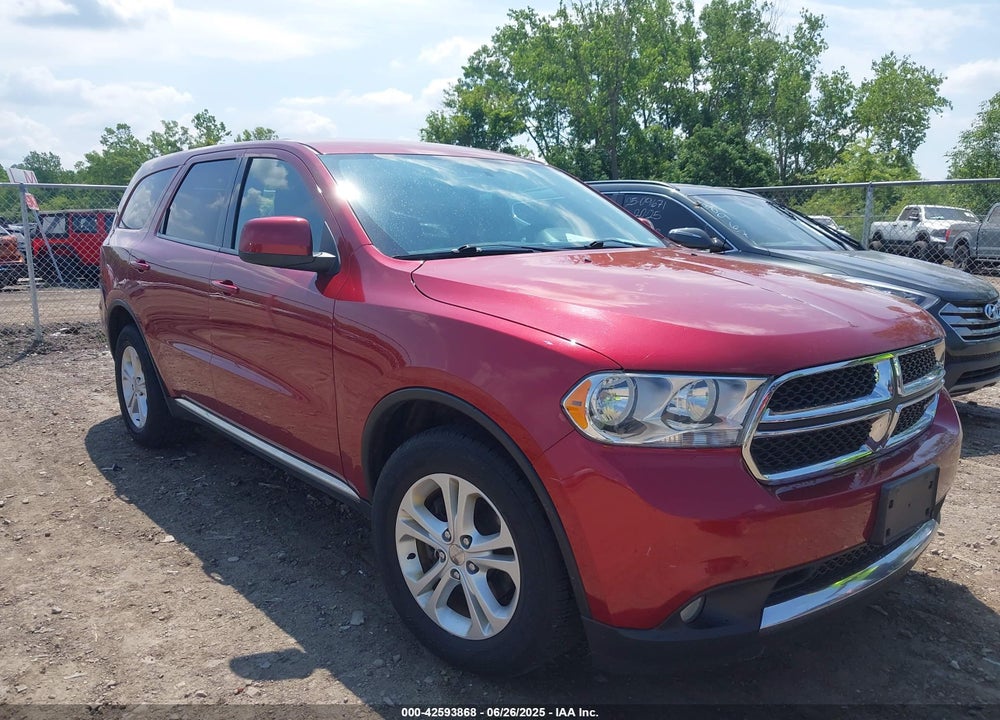 2013 DODGE DURANGO SXT VIN: 1C4RDJAG9DC691126