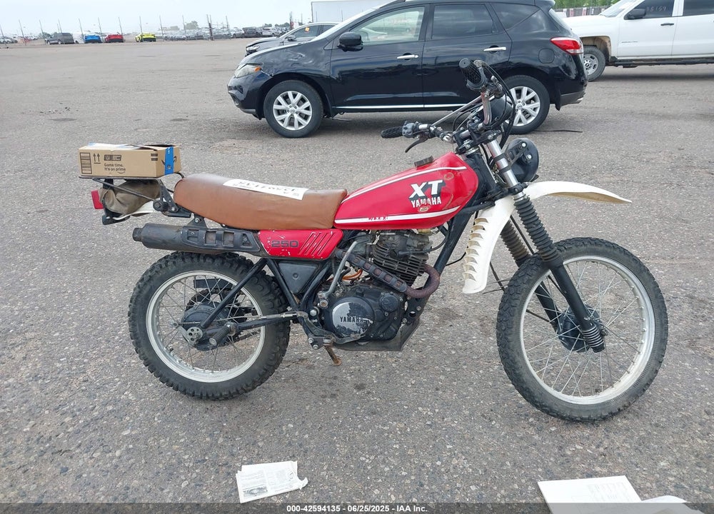 1982 YAMAHA XT250 VIN: JYA3Y1004CA122110
