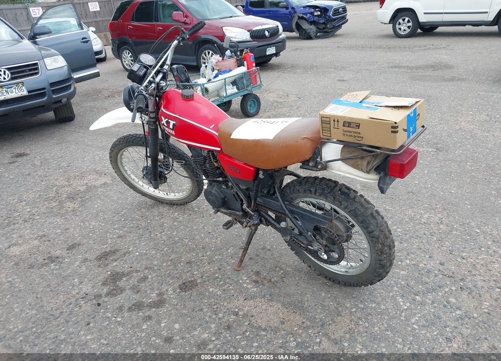 1982 YAMAHA XT250 VIN: JYA3Y1004CA122110