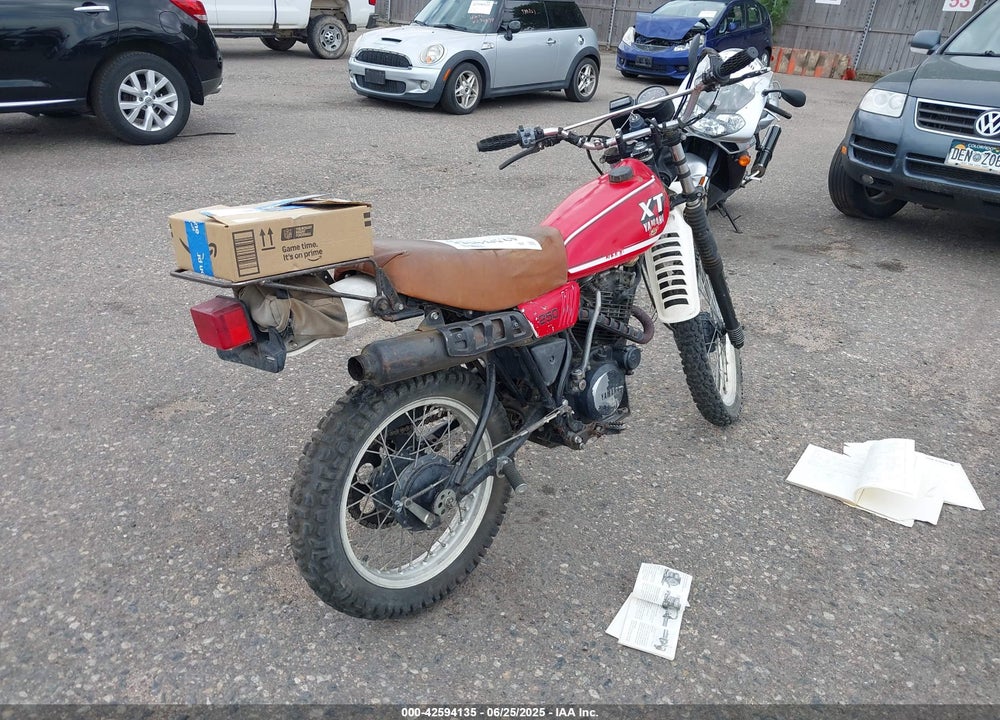 1982 YAMAHA XT250 VIN: JYA3Y1004CA122110
