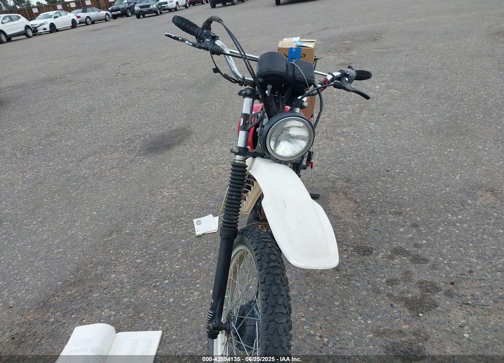 1982 YAMAHA XT250 VIN: JYA3Y1004CA122110