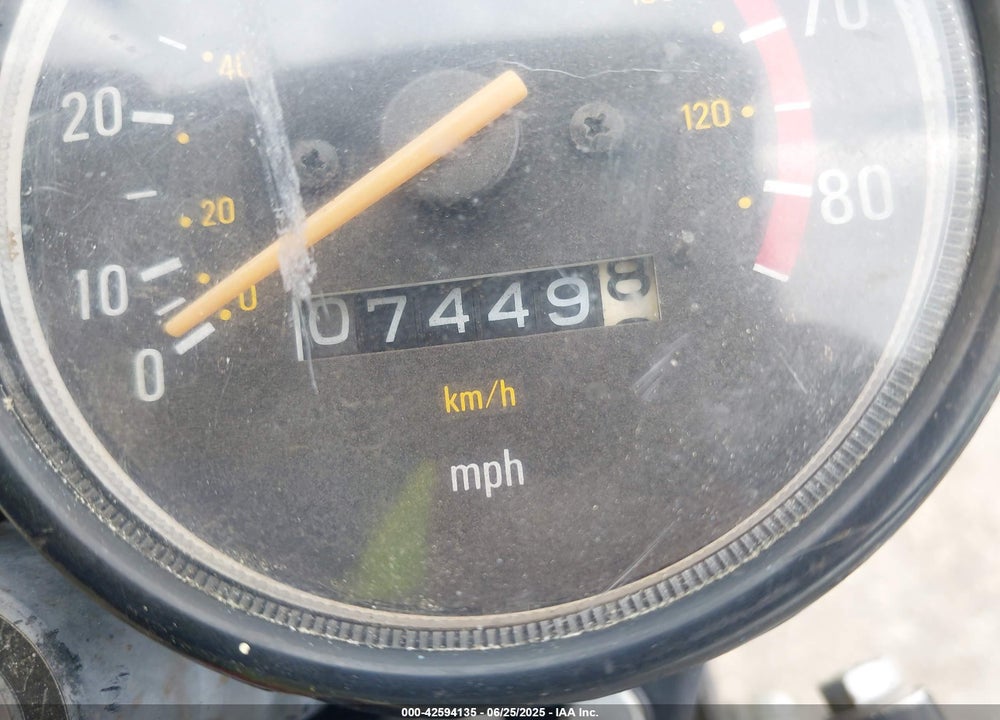1982 YAMAHA XT250 VIN: JYA3Y1004CA122110