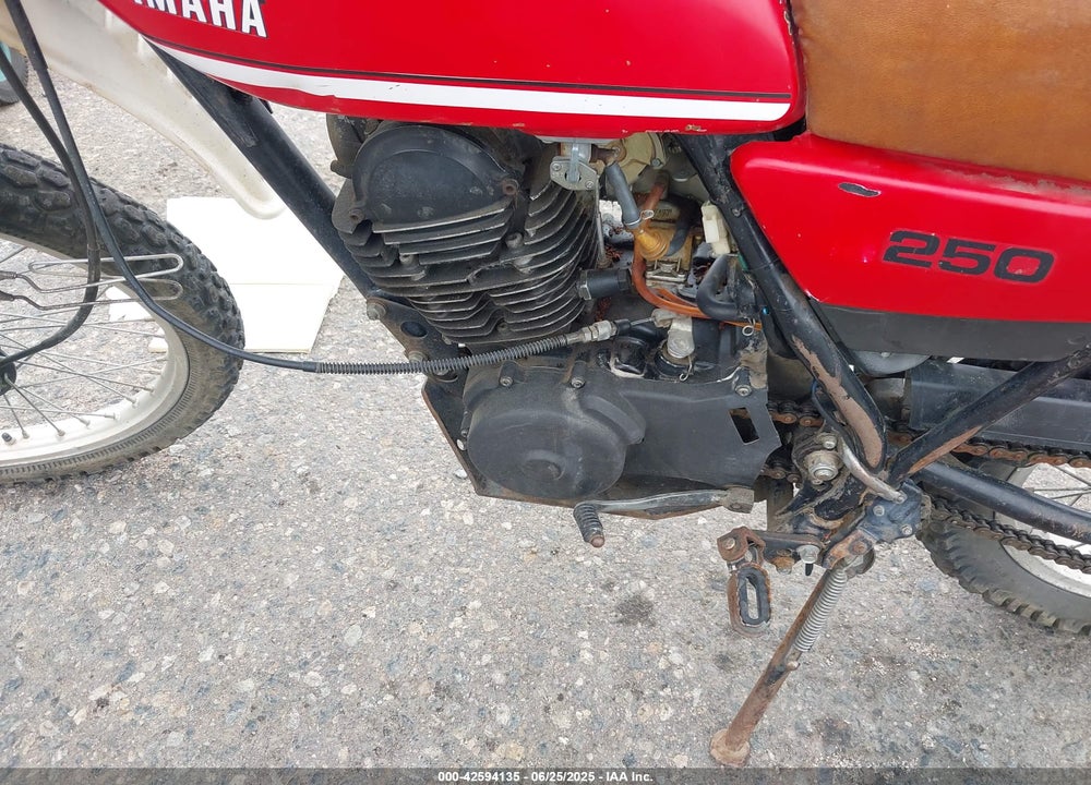 1982 YAMAHA XT250 VIN: JYA3Y1004CA122110