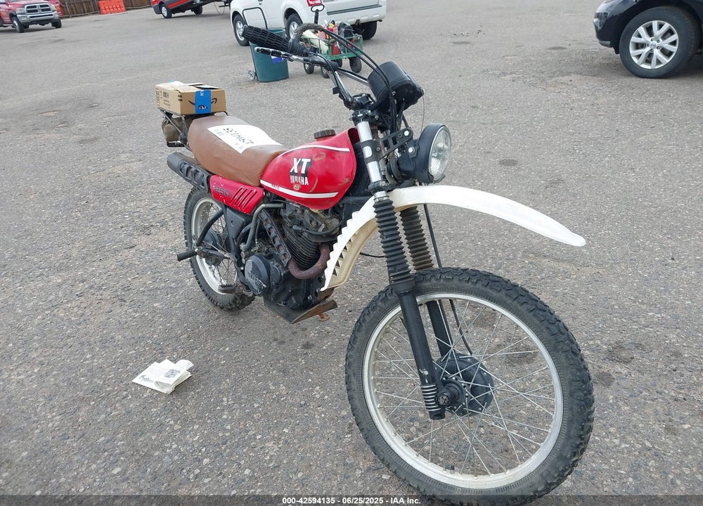 1982 YAMAHA XT250 VIN: JYA3Y1004CA122110