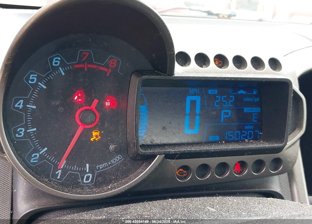 2012 CHEVROLET SONIC VIN: 1G1JC5SH2C4107858