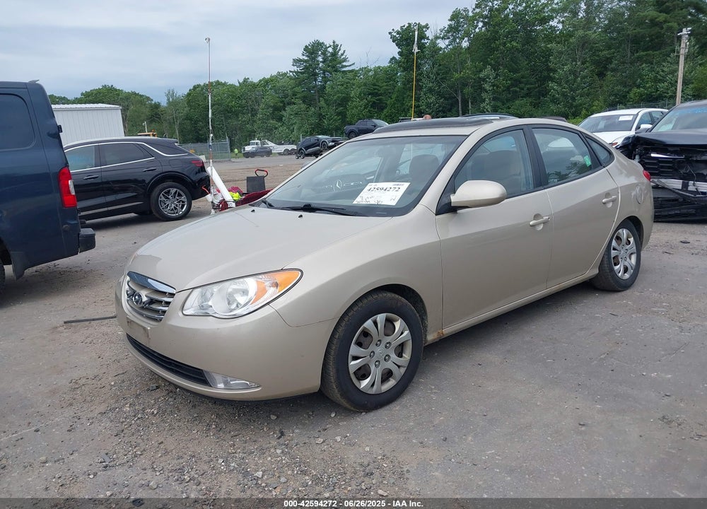 2010 HYUNDAI ELANTRA VIN: KMHDU4AD5AU081355