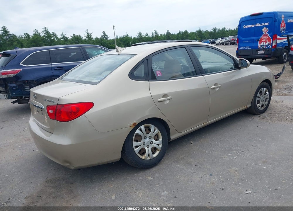 2010 HYUNDAI ELANTRA VIN: KMHDU4AD5AU081355