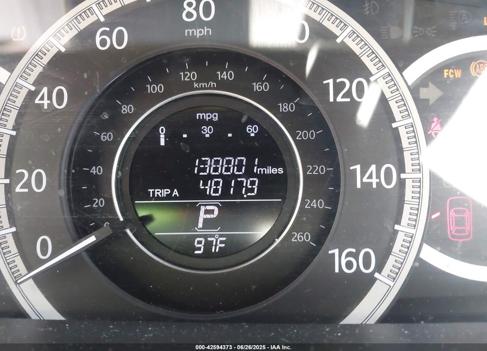 2014 HONDA ACCORD VIN: 1HGCR3F8XEA013116