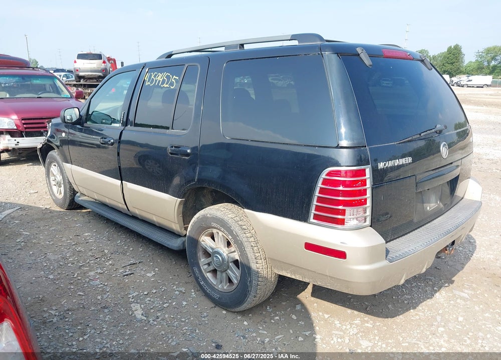 2004 MERCURY MOUNTAINEER VIN: 4M2ZU86K54UJ23787