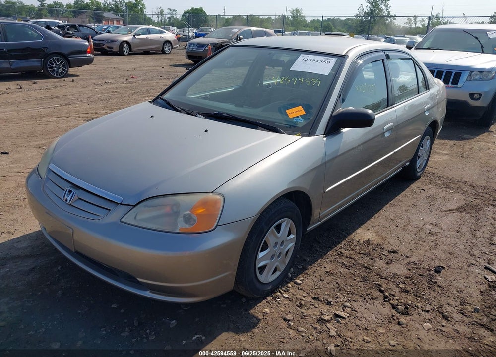 2003 HONDA CIVIC LX VIN: 1HGES16503L037790