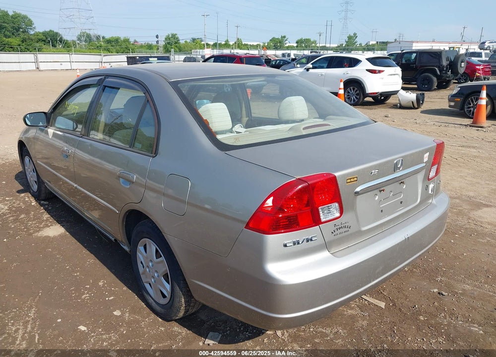 2003 HONDA CIVIC LX VIN: 1HGES16503L037790