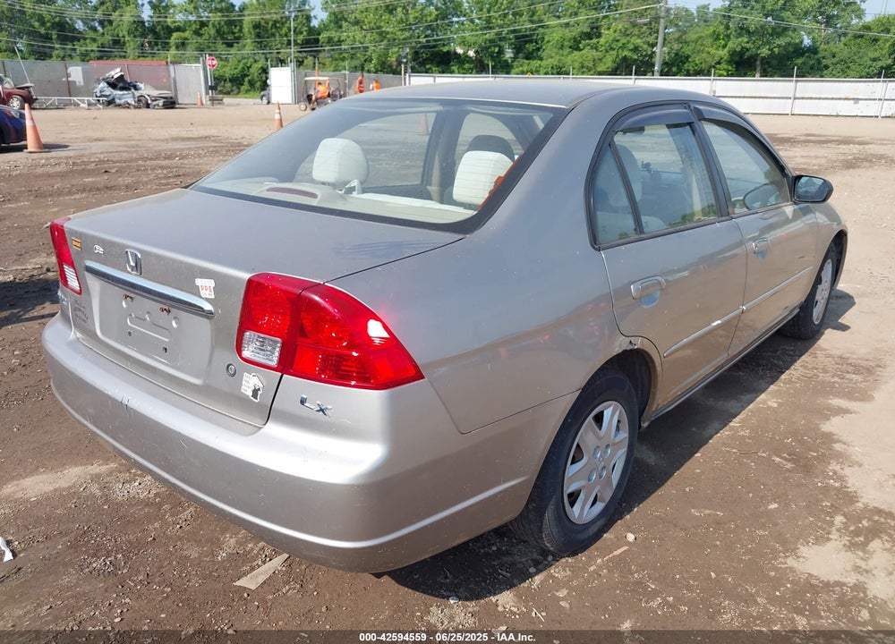 2003 HONDA CIVIC LX VIN: 1HGES16503L037790