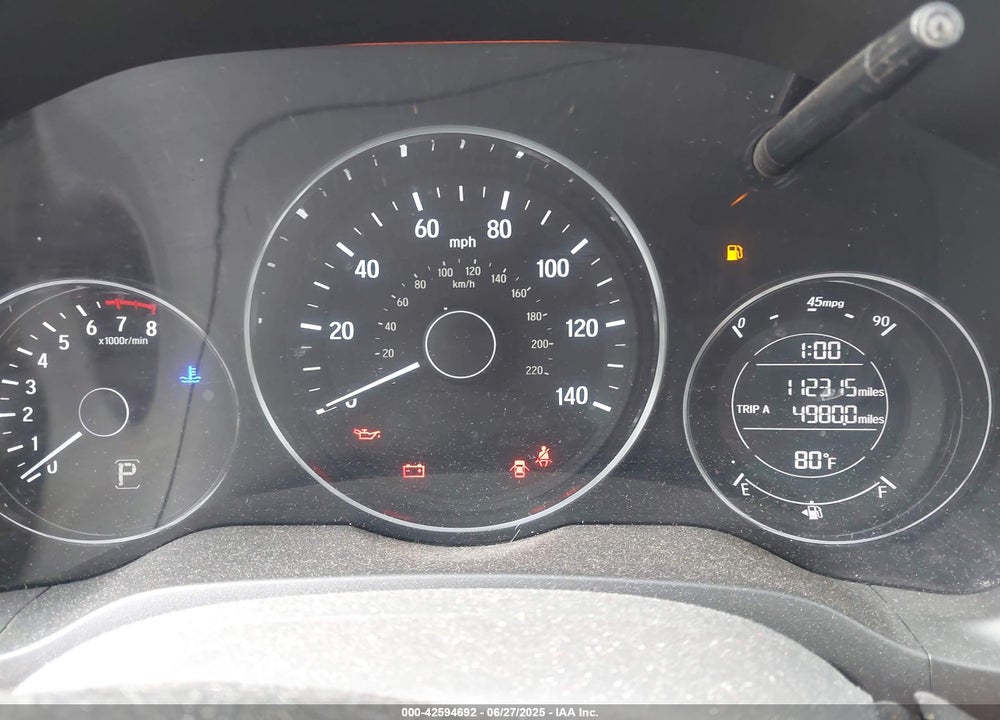 2016 HONDA HR-V LX VIN: 3CZRU5H36GM730875