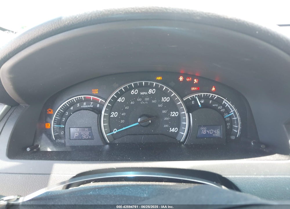 2013 TOYOTA CAMRY VIN: 4T4BF1FK7DR320731