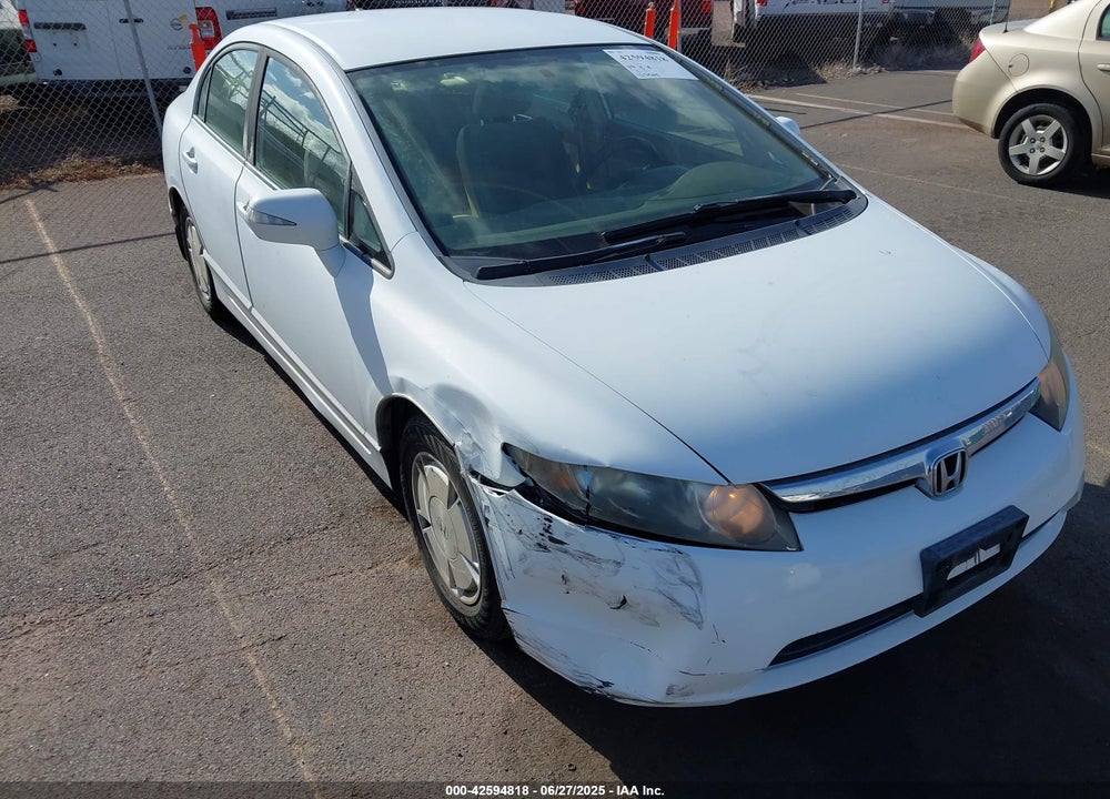 2008 HONDA CIVIC HYBRID VIN: JHMFA36298S003690