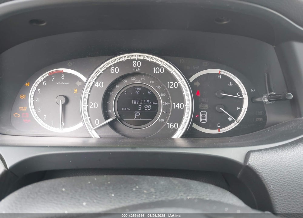 2013 HONDA ACCORD VIN: 1HGCR2F84DA071599