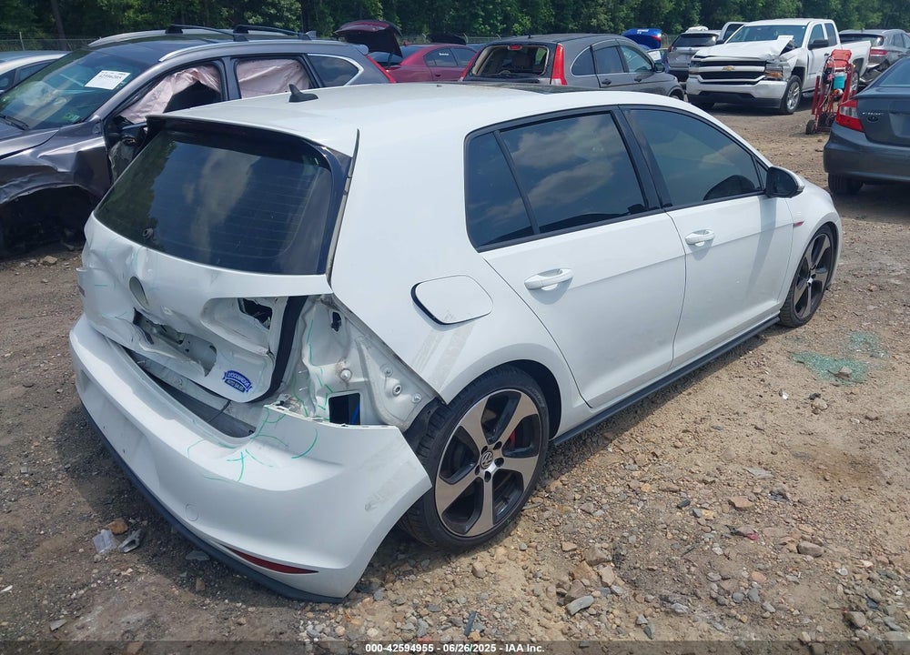 2017 VOLKSWAGEN GOLF VIN: 3VW547AU1HM054806