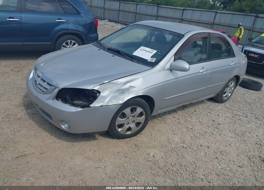 2006 KIA SPECTRA VIN: KNAFE121965310793