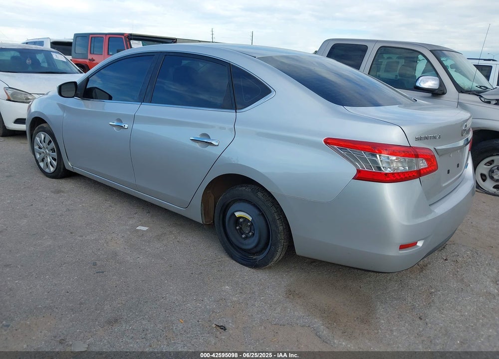 2013 NISSAN SENTRA SV VIN: 3N1AB7AP9DL680107