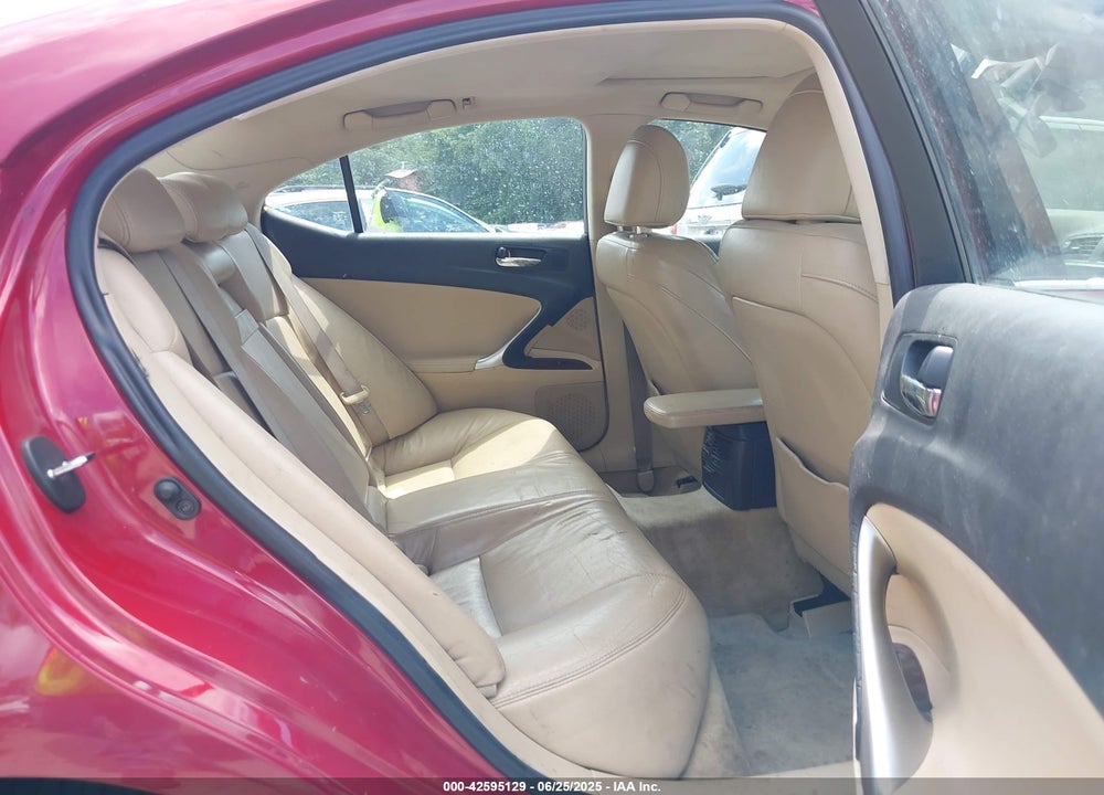 2007 LEXUS IS250 VIN: JTHCK262X75014978