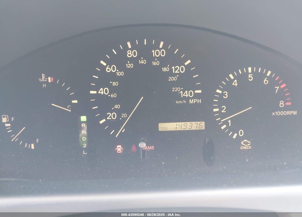 2000 LEXUS RX 300 VIN: JT6GF10U9Y0070699