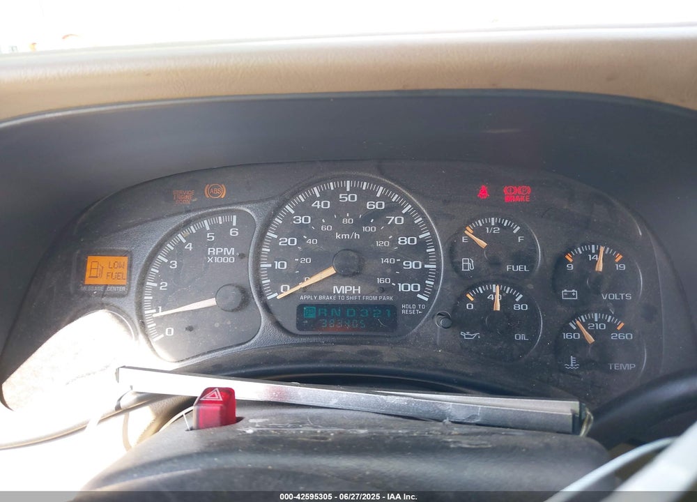 2002 CHEVROLET TAHOE LT VIN: 1GNEC13Z42J343170