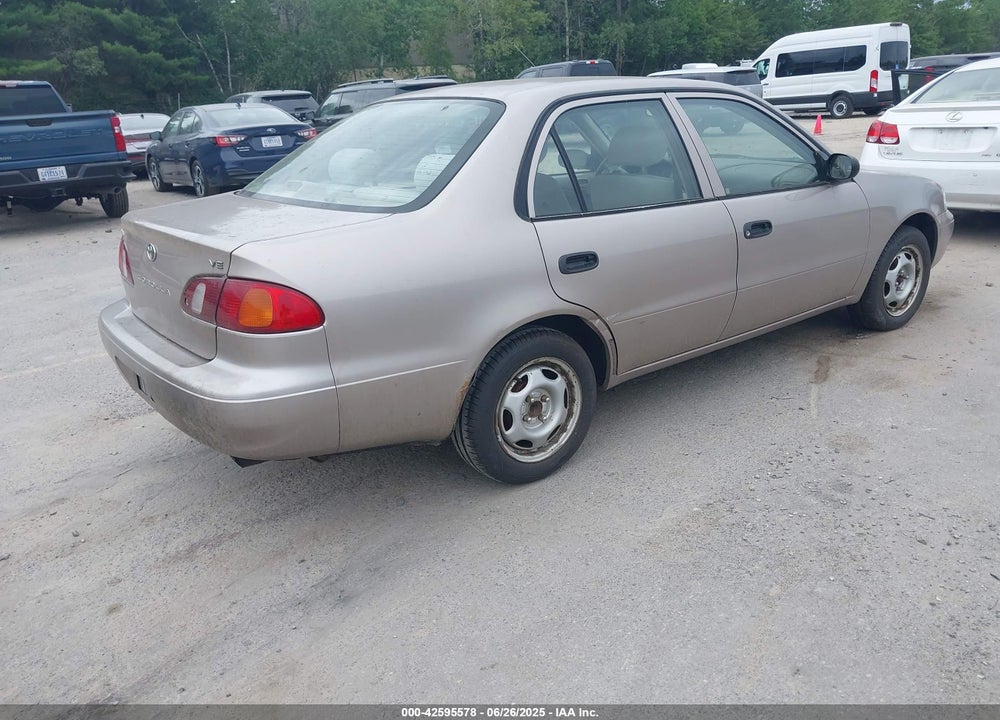2000 TOYOTA COROLLA VE VIN: 2T1BR12EXYC269833