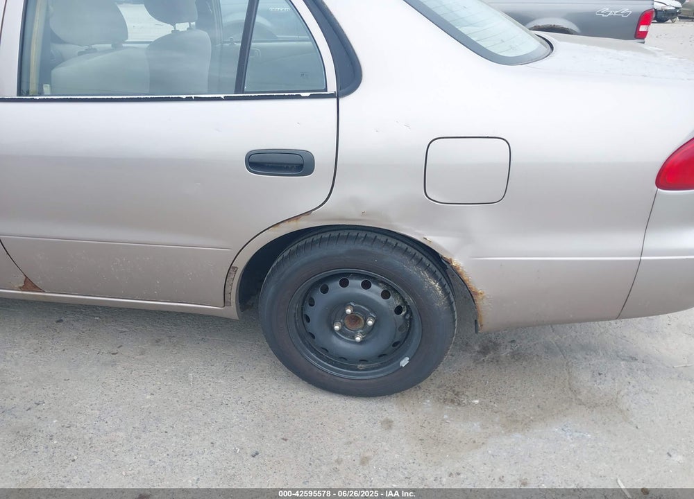 2000 TOYOTA COROLLA VE VIN: 2T1BR12EXYC269833