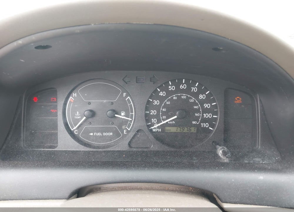 2000 TOYOTA COROLLA VE VIN: 2T1BR12EXYC269833