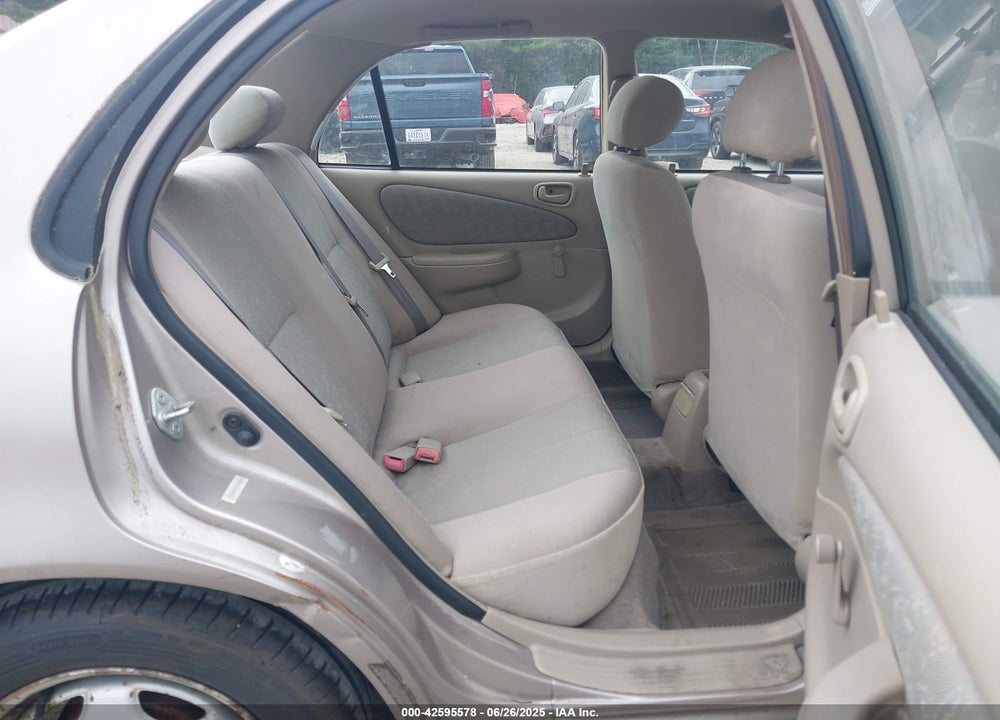 2000 TOYOTA COROLLA VE VIN: 2T1BR12EXYC269833