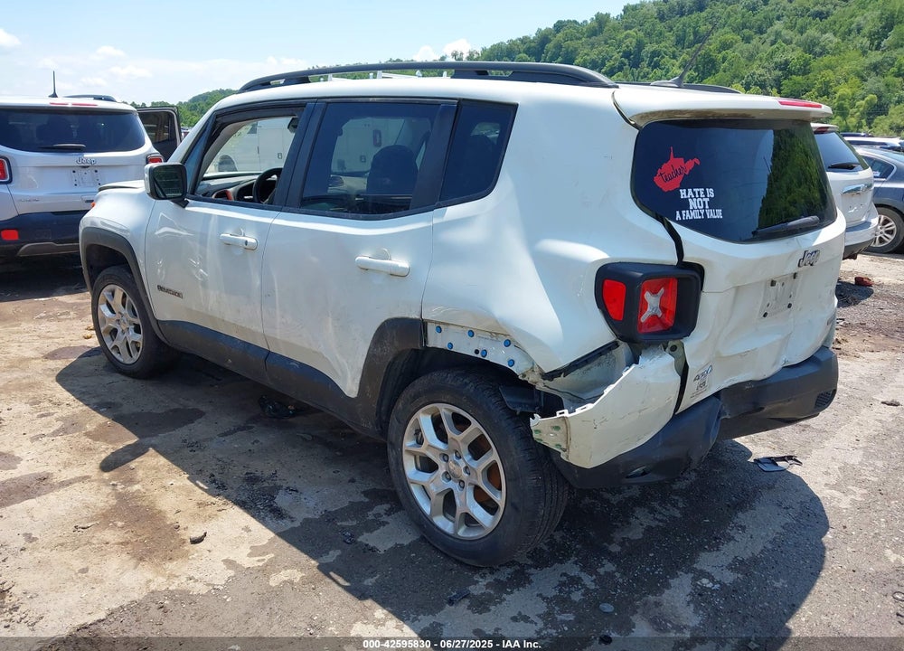 2017 JEEP RENEGADE LATITUDE 4X4 VIN: ZACCJBBBXHPF08129