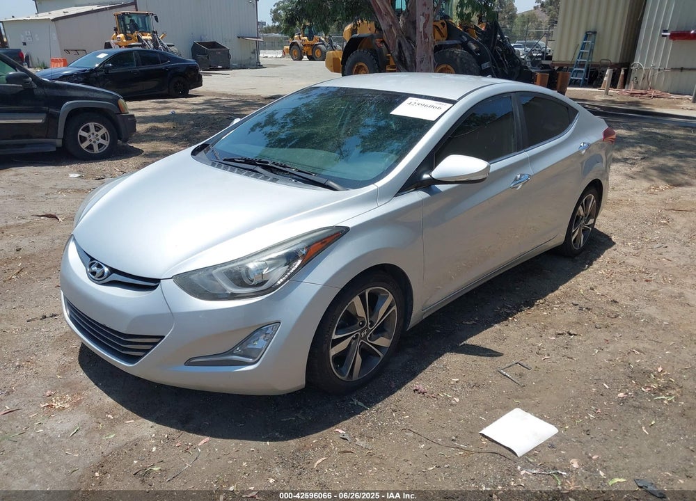2016 HYUNDAI ELANTRA VIN: 5NPDH4AE3GH742790