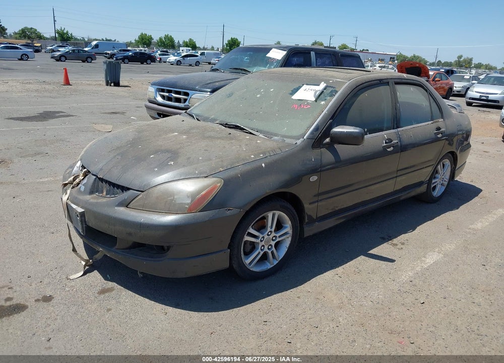 2004 MITSUBISHI LANCER RALLIART VIN: JA3AJ66F14U045123