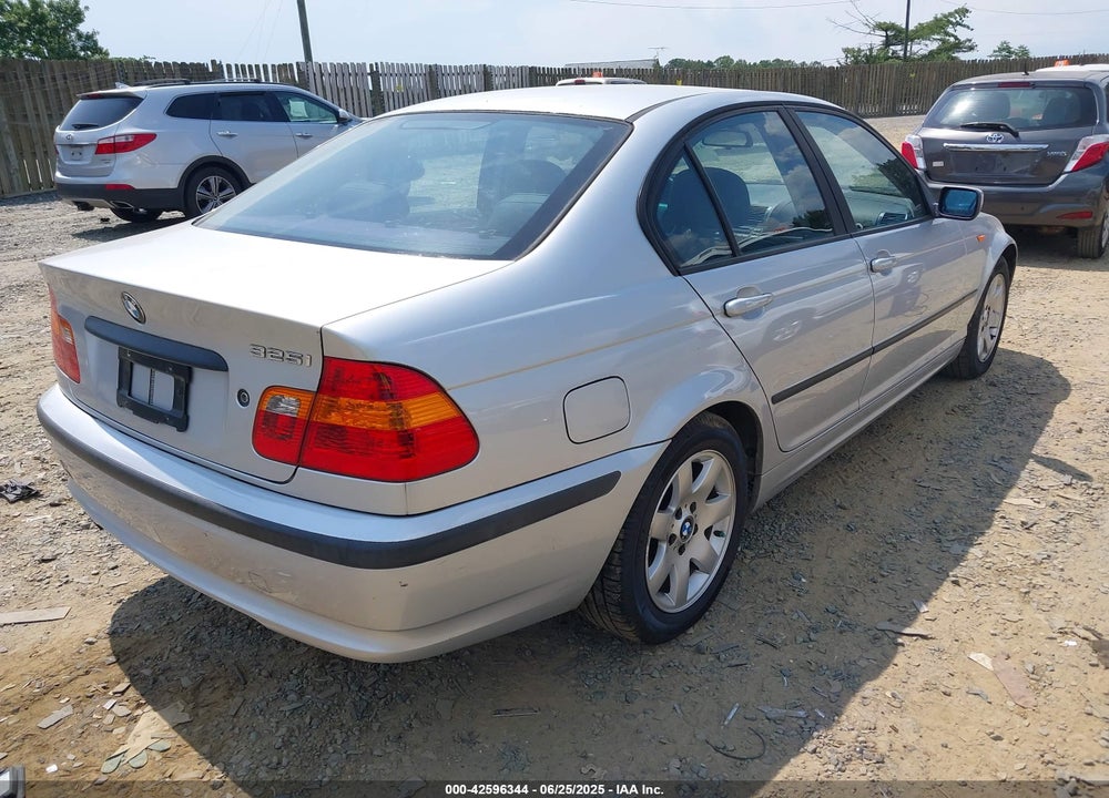 2002 BMW 325I VIN: WBAEV33402KL72398