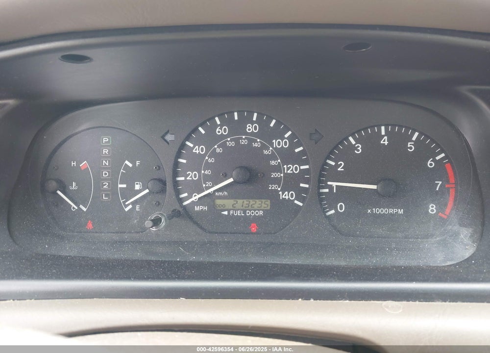 2001 TOYOTA CAMRY VIN: 4T1BF22K71U962559