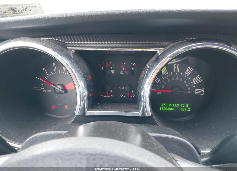 2007 FORD MUSTANG V6 DELUXE/V6 PREMIUM VIN: 1ZVHT80N275369019