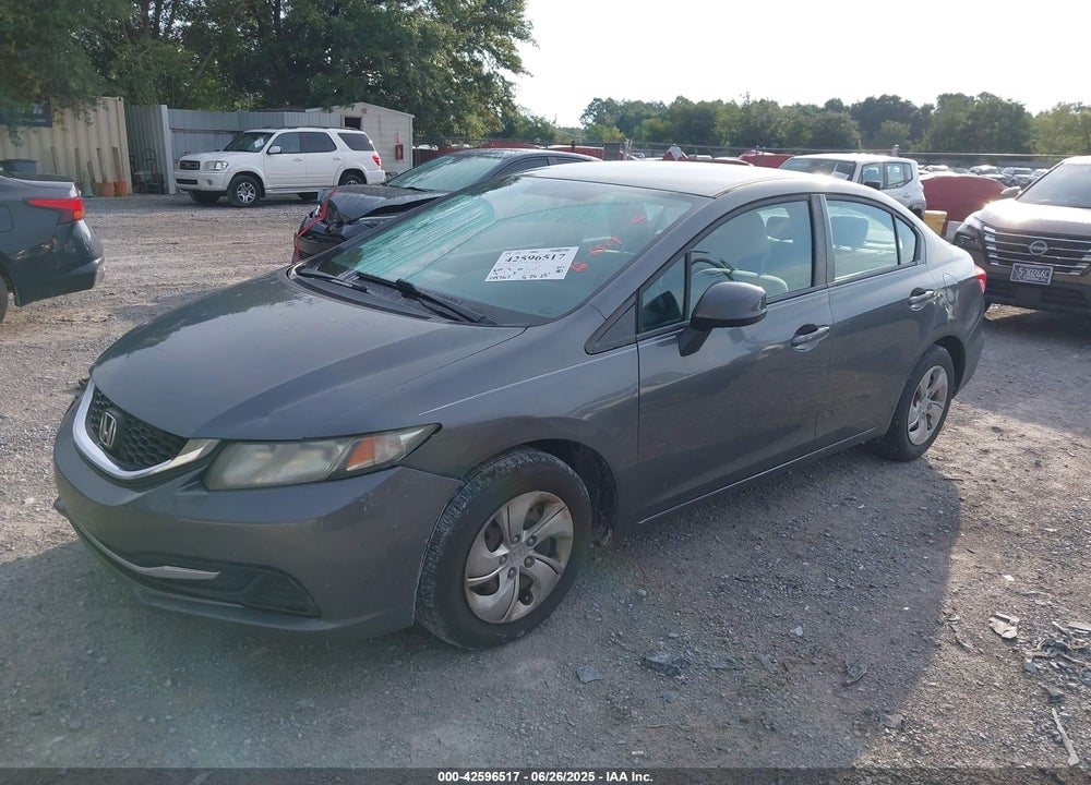 2013 HONDA CIVIC VIN: 19XFB2F56DE076824