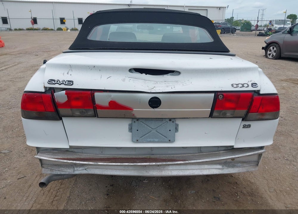 1998 SAAB 900 S VIN: YS3DD78B7W7003488