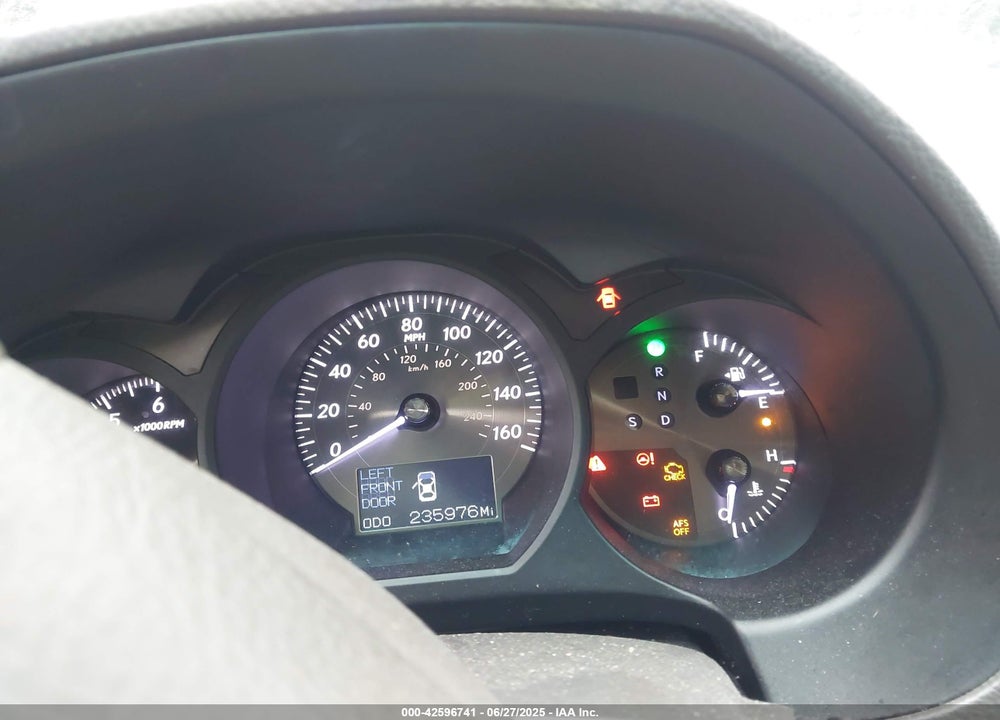 2010 LEXUS GS VIN: JTHCE1KSXA0025541