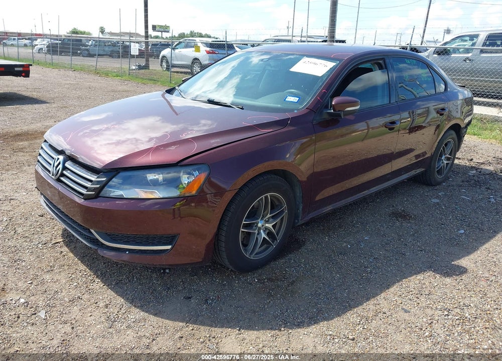 2014 VOLKSWAGEN PASSAT VIN: 1VWAP7A33EC021266