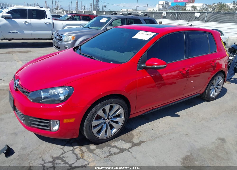 2012 VOLKSWAGEN GTI VIN: WVWHD7AJ6CW013022