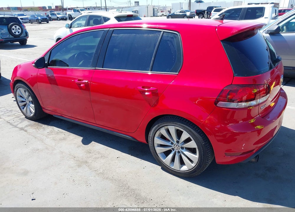 2012 VOLKSWAGEN GTI VIN: WVWHD7AJ6CW013022
