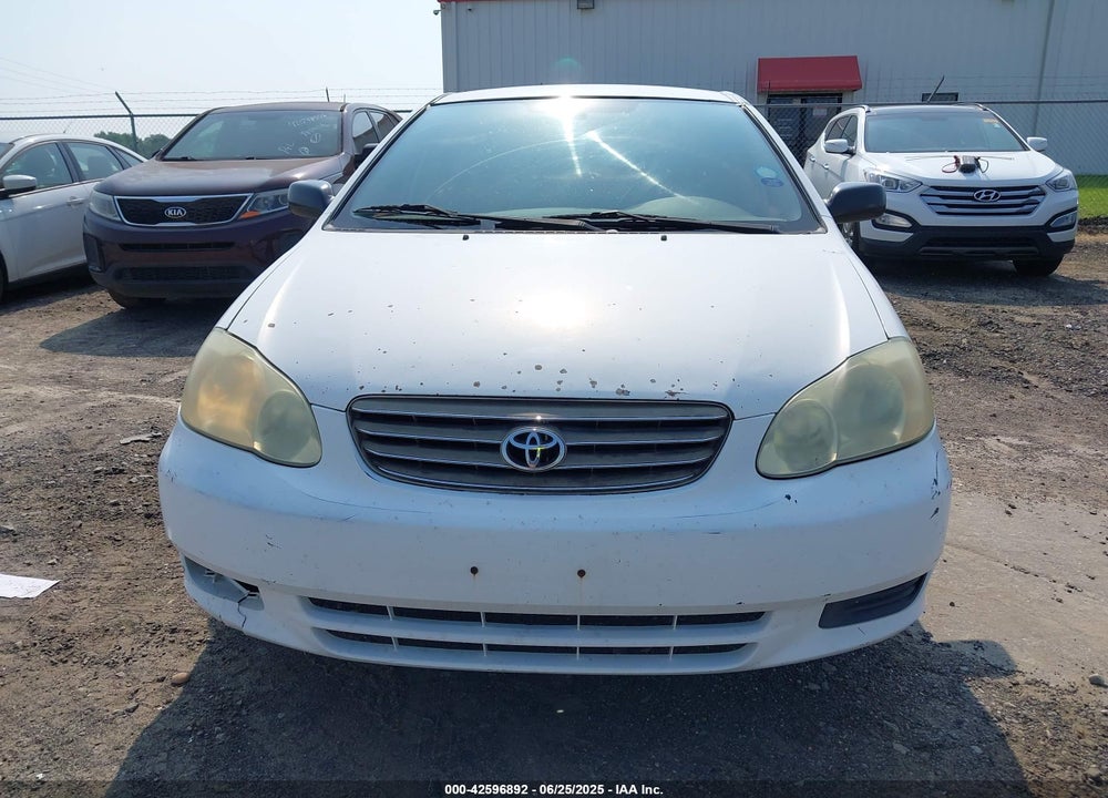 2004 TOYOTA COROLLA CE VIN: 2T1BR32E84C298494