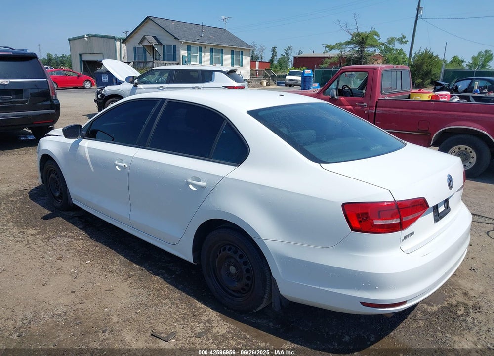 2015 VOLKSWAGEN JETTA VIN: 3VW2K7AJXFM339645