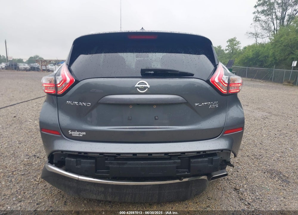 2016 NISSAN MURANO VIN: 5N1AZ2MH1GN122347