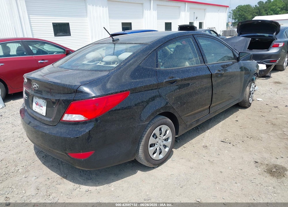 2017 HYUNDAI ACCENT VIN: KMHCT4AE9HU353648